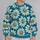 Teal Blue Daisy Flowers for Spring Outings and Sunny Everyday Style All-over Print Knitted Sweater - 2