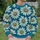 Teal Blue Daisy Flowers for Spring Outings and Sunny Everyday Style All-over Print Knitted Sweater - 6