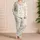 Playful Fried Egg For Cozy Lounging, Weekend Gifts, Home Relaxing For Food Lovers Satin Pajamas Set - 4