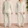 Playful Fried Egg For Cozy Lounging, Weekend Gifts, Home Relaxing For Food Lovers Satin Pajamas Set - 2