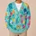 Tropical Cocktail Palm Motifs for Beach Vacations and Resort Layering, Women’s Style All-over Print Knitted Cardigan - 6