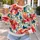 Watercolor Blooms for Artful Everyday Style, Weekend Strolls and Garden Gatherings All-over Print Knitted Sweater - 5