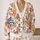 Blue Bird Cherry Blossom Style for Everyday Layering, Nature Lovers and Women All-over Print Knitted Cardigan - 2