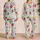 Cheerful Fruit Gingham Summer Cozy Loungewear Gift For Women And Teens At Home Nights Satin Pajamas Set - 2