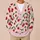 Red Cherry and Green Leaf Motif for Spring Beach Vacations and Casual Everyday Style All-over Print Knitted Cardigan - 6