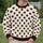 Classic Dark Polka Dot Elegance for Chic Everyday Outings, Brunch, and Office Wear All-over Print Knitted Sweater - 6
