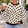 Classic Dark Polka Dot Elegance for Chic Everyday Outings, Brunch, and Office Wear All-over Print Knitted Sweater - 5