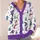 Purple Snowman Winter Cheer For Cozy Holiday Gatherings And Everyday Layering For Women All-over Print Knitted Cardigan - 4
