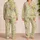 Soft Sage Cherry Blossom Evening Wear For Cozy Spring Nights And Luxury Gifting Satin Pajamas Set - 2