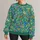 Colorful Butterfly and Botanical Field for Spring Garden Style and Casual Days All-over Print Knitted Sweater - 1