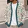 Watercolor Butterfly Floral Bow Motifs for Elegant Everyday Layering and Garden Style All-over Print Knitted Cardigan - 5