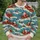 Vintage Santa Sleigh Scenes for Festive Holiday Gatherings and Cozy Seasonal Celebrations All-over Print Knitted Sweater - 6