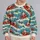 Vintage Santa Sleigh Scenes for Festive Holiday Gatherings and Cozy Seasonal Celebrations All-over Print Knitted Sweater - 2