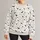 Ivory Bats, Ghosts And Stars For Spooky Season And Everyday Autumn Style All-over Print Knitted Sweater - 1