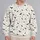 Ivory Bats, Ghosts And Stars For Spooky Season And Everyday Autumn Style All-over Print Knitted Sweater - 2