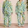 Fresh Lemon Blossom Lounge Style For Cozy Summer Evenings At Home For Women Daily Satin Pajamas Set - 2