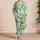 Fresh Lemon Blossom Lounge Style For Cozy Summer Evenings At Home For Women Daily Satin Pajamas Set - 4