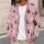 Snowman and Evergreen Trees for Cozy Holiday Gatherings, Women's Winter Cheer Style All-over Print Knitted Cardigan - 5