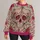 Day of the Dead Sugar Skull and Dragonfly for Casual Bohemian Style All Year Wear All-over Print Knitted Sweater - 1