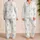 Blue Starfish Coastal Bedtime Set For Beach House Evenings And Gift Giving For Her Satin Pajamas Set - 2