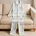 Blue Starfish Coastal Bedtime Set For Beach House Evenings And Gift Giving For Her Satin Pajamas Set - 5