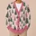 Pink Bow Christmas Tree Holiday Style For Women, Cozy Seasonal Layering Gift Idea All-over Print Knitted Cardigan - 6