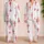 Crimson Sword Cross Motif White Minimal Retro Gift Idea For Bold Style Enthusiasts Satin Pajamas Set - 2