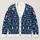 Navy Snowflake Holiday Motifs With Colorful Winter Icons For Festive Everyday Layering All-over Print Knitted Cardigan - 1