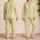 Lemon Maze Wave Resort Style For Summer Getaways And Weekend Escapes, Women Plus Size Satin Pajamas Set - 2