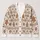 Festive Gingerbread People and Snowflake Fair Isle Style for Cozy Holiday Layering All-over Print Knitted Cardigan - 1