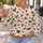 Rust And Espresso Heart Motifs For Cozy Valentine Days And Everyday Romantic Wear All-over Print Knitted Sweater - 5