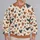 Rust And Espresso Heart Motifs For Cozy Valentine Days And Everyday Romantic Wear All-over Print Knitted Sweater - 2