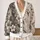 Botanical Floral Vine Women's Elegant Layering Style for Everyday Casual Outfits All-over Print Knitted Cardigan - 2