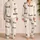 Cocoa Bunny Bubble Letter Present For Cozy Nights At Home And Cute Animal Lovers Satin Pajamas Set - 2