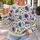 Blue And Magenta Wildflower Blooms For Everyday Botanical Style And Nature Lovers All-over Print Knitted Sweater - 5