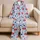 Red Lips and Lipstick Hearts for Romantic Lounging and Valentine Gifting for Women Satin Pajamas Set - 5