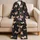 Champagne Butterfly Nightwear for Elegant Lounging, Sleep, and Gift Giving for Women Satin Pajamas Set - 5