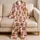 Vintage Teddy Bears With Red Bows For Cozy Bedtime Gifting, Nursery Style And Lounging Satin Pajamas Set - 5