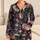 Blush Peony Botanical Floral Motif for Cozy Summer Lounging, Women's Relaxation Gift Satin Pajamas Set - 1