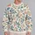 Blue Leaf and Coral Berry Botanical Motifs for Fresh Everyday Spring Style for Women All-over Print Knitted Sweater - 2