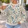 Blue Leaf and Coral Berry Botanical Motifs for Fresh Everyday Spring Style for Women All-over Print Knitted Sweater - 5