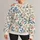 Blue Leaf and Coral Berry Botanical Motifs for Fresh Everyday Spring Style for Women All-over Print Knitted Sweater - 1