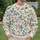 Blue Leaf and Coral Berry Botanical Motifs for Fresh Everyday Spring Style for Women All-over Print Knitted Sweater - 6