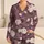 White Peony Botanical Motif For Summer Lounging And Elegant Gifts For Women Satin Pajamas Set - 1