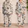 Watercolor Butterfly Garden for Elegant Lounging and Relaxed Weekend Style for Women Satin Pajamas Set - 2