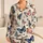 Watercolor Butterfly Garden for Elegant Lounging and Relaxed Weekend Style for Women Satin Pajamas Set - 1