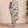 Watercolor Butterfly Garden for Elegant Lounging and Relaxed Weekend Style for Women Satin Pajamas Set - 4