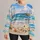 Lighthouse Beach Seascape For Coastal Getaways And Relaxed Summer Days All-over Print Knitted Sweater - 1