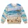 Lighthouse Beach Seascape For Coastal Getaways And Relaxed Summer Days All-over Print Knitted Sweater - 4