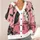 Moonlit Rat Duo and Pink Cityscape for Playful Everyday Layering, Streetwear Fans All-over Print Knitted Cardigan - 4
